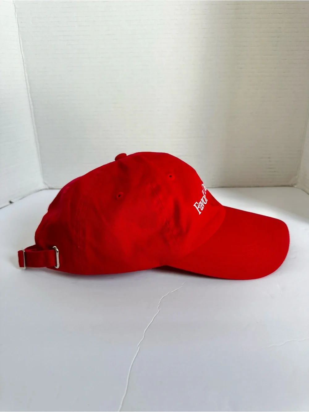Favorite Daughter Women’s Red & White Nobody Wants This Adjustable Baseball Cap